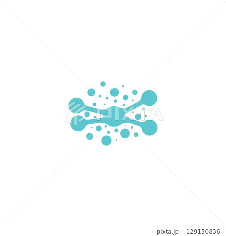 Molecule vector illustration design Molecule vector illustration design 129150836