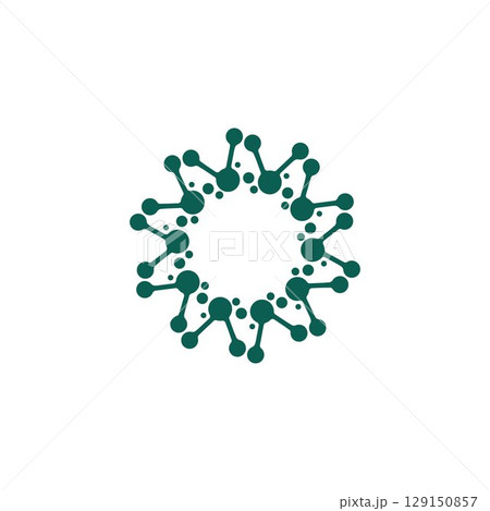 Molecule vector illustration design Molecule vector illustration design 129150857