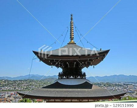 岡山県津山市にある天台宗「長法寺」：多宝塔 129151990