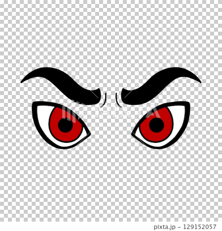 Glaring eyes illustration Glaring eyes illustration 129152057