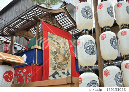 祇園祭 山鉾建て 役行者山(京都市) 祇園祭 山鉾建て 役行者山(京都市) 129153028