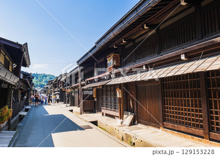 夏の飛騨高山 上三之町 古い町並 夏の飛騨高山 上三之町 古い町並 129153228