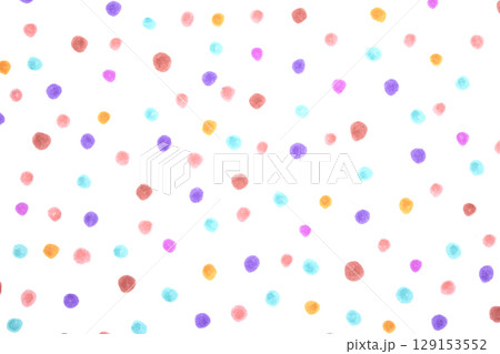 Polka Dot Spotty Circle Spots In Childrens Felt Tip Pen Rainbow Background Polka Dot Spotty Circle Spots In Childrens Felt Tip Pen Rainbow Background 129153552