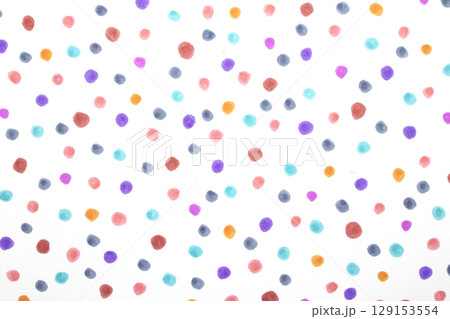 Polka Dot Spotty Circle Spots In Childrens Felt Tip Pen Rainbow Background Polka Dot Spotty Circle Spots In Childrens Felt Tip Pen Rainbow Background 129153554