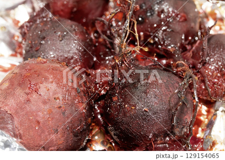 Roasted baby beetroot fresh and homegrown in the garden Roasted baby beetroot fresh and homegrown in the garden 129154065