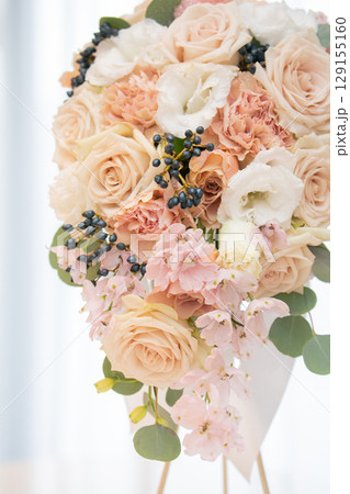 桜を使ったブーケ ピンク色で恋愛運UP 桜を使ったブーケ ピンク色で恋愛運UP 129155160