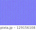 細長いレンガの壁のノーマルマップ（完全なシームレスパターン） 129156108