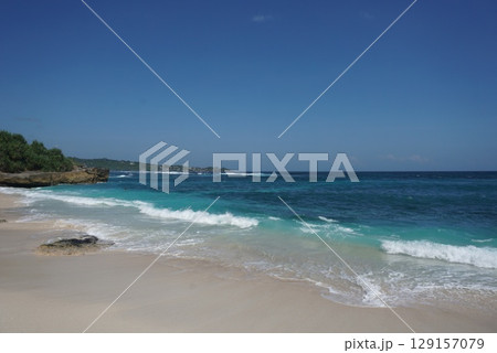 レンボンガン島のドリームビーチ レンボンガン島のドリームビーチ 129157079