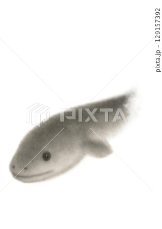 うなぎの顔のイラスト 129157392
