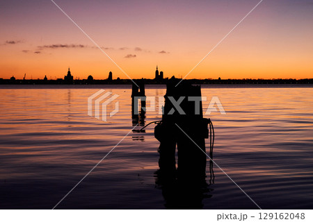 evening mood near Stralsund evening mood near Stralsund 129162048