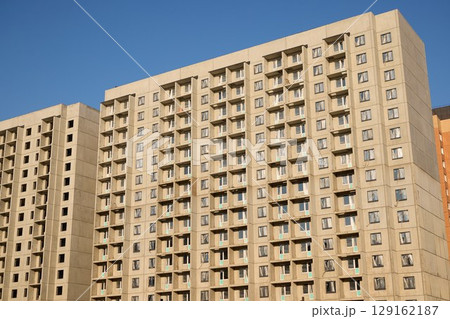 Exploring Modern Urban Architecture in Contemporary Residential Apartment Buildings Within Cities 129162187