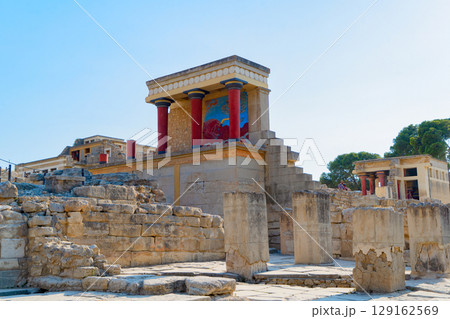 Knossos palace at Crete, Greece 129162569