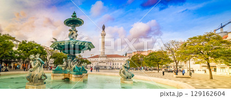 Rossio square, Lisbon Rossio square, Lisbon 129162604