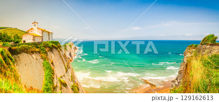 Zumaia coast, Pais Vasco Spain 129162613