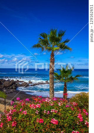 beach playa Jardin, Tenerife, Spain 129162651