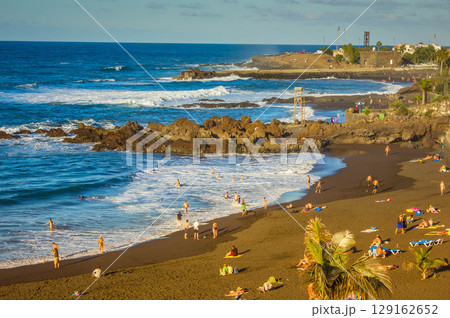 beach playa Jardin, Tenerife, Spain 129162652