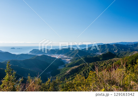 世界遺産 熊野古道 伊勢路『ツヅラト峠』 頂上見晴台からの絶景 129163342