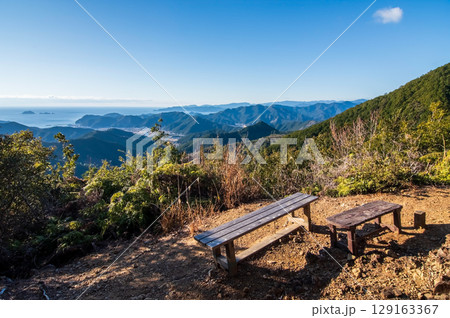 世界遺産 熊野古道 伊勢路『ツヅラト峠』 頂上見晴台からの絶景 世界遺産 熊野古道 伊勢路『ツヅラト峠』 頂上見晴台からの絶景 129163367