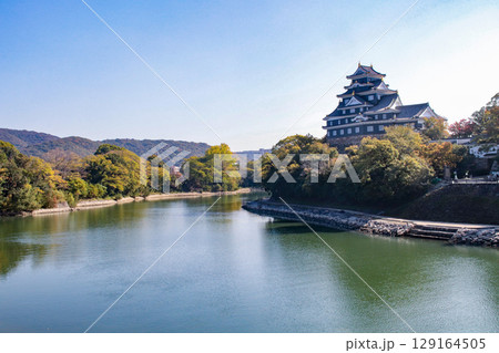 岡山城と旭川／岡山県岡山市北区丸の内2 129164505