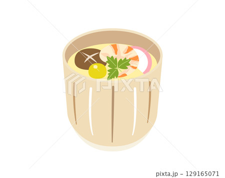 茶碗蒸しのイラスト 129165071