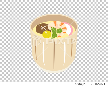 茶碗蒸しのイラスト 129165071