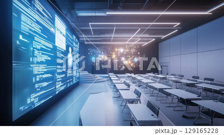 近未来のサイバー教室と情報空間 近未来のサイバー教室と情報空間 129165228