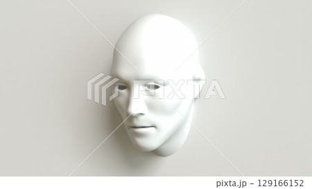 The White face for Abstract Background concept 3d Rendering. The White face for Abstract Background concept 3d Rendering. 129166152