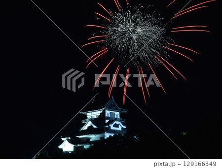 犬山城と花火 犬山城と花火 129166349