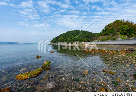 御崎神社の鳥居遠景 129166482