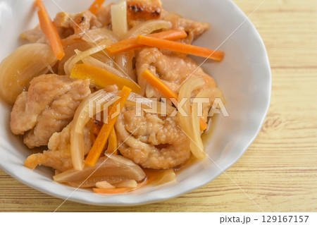 揚げない鶏の南蛮漬け 129167157