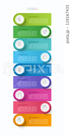 Infographic 9 options design elements for your...のイラスト素材 [129167435 ...