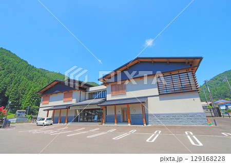 岐阜県郡上市、郡上市歴史資料館の風景 岐阜県郡上市、郡上市歴史資料館の風景 129168228