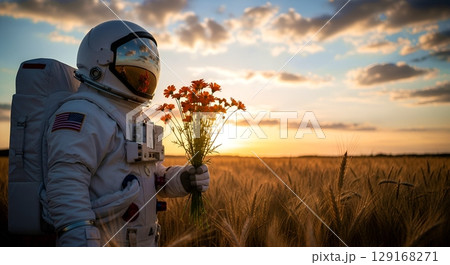 Spacewalker in a Field of Stars 129168271
