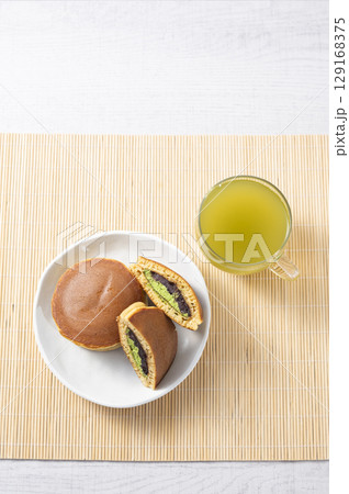 どら焼き　抹茶味 129168375