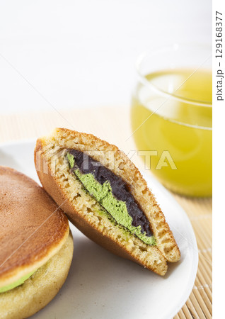 どら焼き　抹茶味 129168377