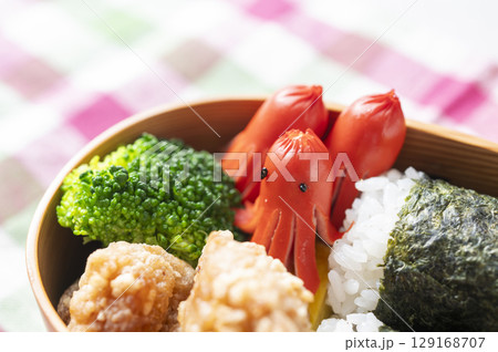 タコさんウインナー弁当 タコさんウインナー弁当 129168707
