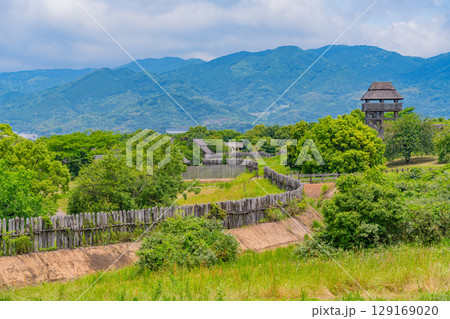 【佐賀県 】吉野ヶ里遺跡　南内郭の物見やぐら 129169020