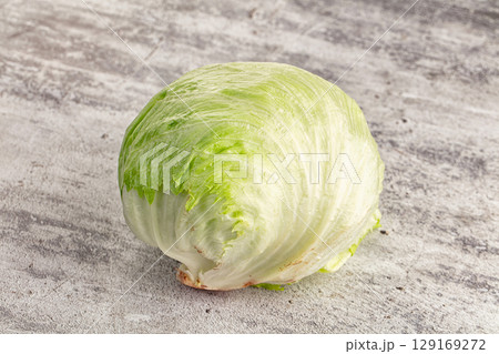 Raw iceberg salat over background 129169272