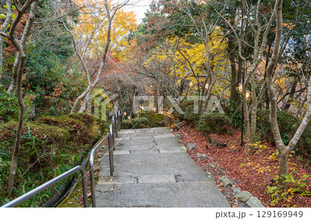 八幡山城本丸跡に建つ、村雲御所瑞龍寺門跡。近江八幡市、滋賀県、日本 129169949