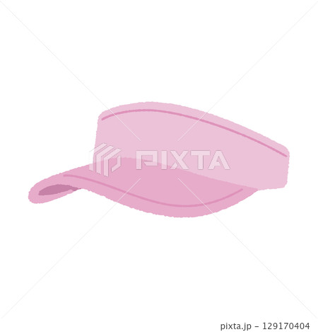 ピンクのサンバイザー 129170404