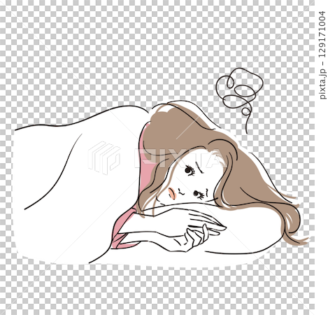 一個擔心無法入睡的女人 129171004