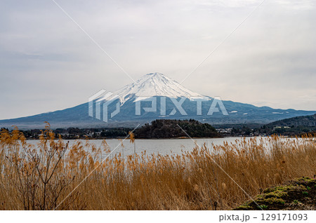 大石公園から望む富士山 129171093