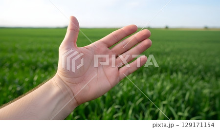 hands on green grass hands on green grass 129171154