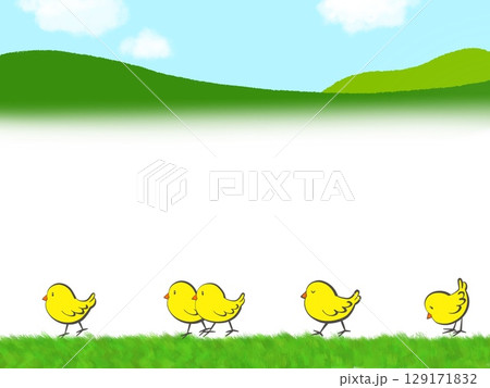 ヒヨコのフレーム5 129171832