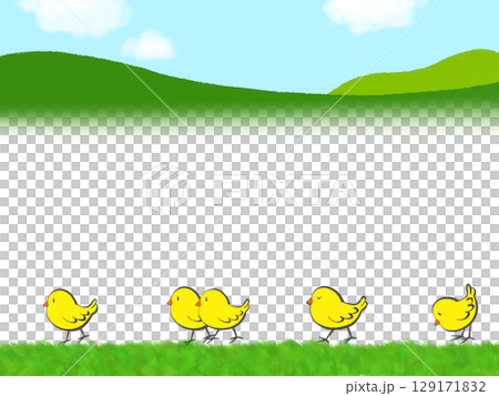 ヒヨコのフレーム5 129171832