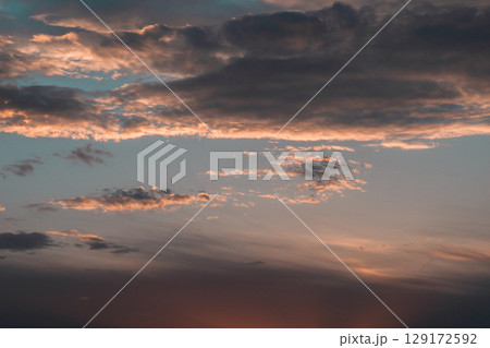 夕方の黄昏時 夕方の黄昏時 129172592