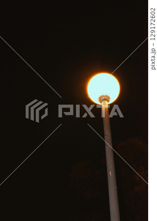 公園の電灯 129172602