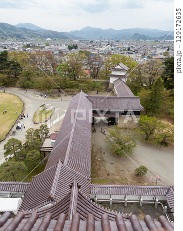 鶴ヶ城からの俯瞰展望 鶴ヶ城からの俯瞰展望 129172635