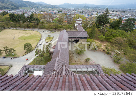 鶴ヶ城からの俯瞰展望 129172648