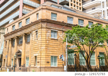神戸旧居留地の38番館（旧シティバンク神戸支店）ヴォーリズの設計したオフィスビル　神戸市中央区明石町 129172783